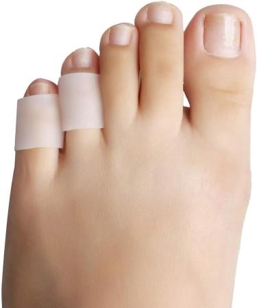 Nuosen Soft Gel Toe Sleeves - 5 Pairs | Corns Remover, Blister Protection & Grinding Feet Relief - Buy Online on GoSupps.com