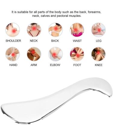Premium Stainless Steel Gua Sha Scraping Tool for Pain Relief & Massage | Body Scraping Board & Storage Bag Included - Buy Online on GoSupps.com
