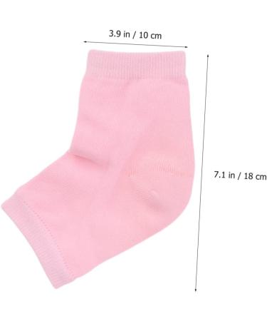 POPETPOP 2 Pairs Heel Socks Rough Calluses Socks Dry feet Socks Heel Sleeves Protectors Gel Heel Sleeves Womens Socks Men Stocking moisturizing Socks Men and Women Anti Cracked feet - Buy Online on GoSupps.com