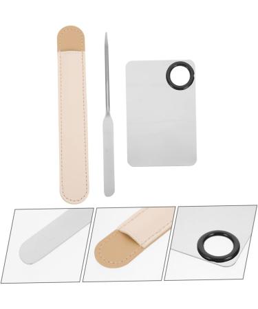 2 Sets Cosmetic Spatula Palette - Makeup Foundation Mixing Plates & Beauty Tools for Flawless Application - Buy Online on GoSupps.com