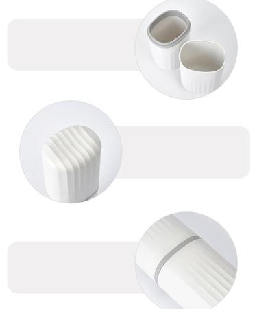 Travel Toothbrush Mug Case - Portable Holder & Toothpaste Container | Multifunctional Storage Cup for Home & Travel - Buy Online on GoSupps.com