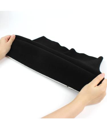 Shop Warm Soft Cashmere Waist Kidney Binder Support Belt for Men & Women - Breathable Thermal Waistband in Black Large Size - Buy Online on GoSupps.com