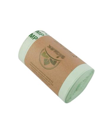 Biodegradable Bin Liner 20 Counts PLA is Degradable Thick Degradable Rubbish Bag Compostable Recycle Garbage Bag 100% Compostable Bags Green 36x35cm