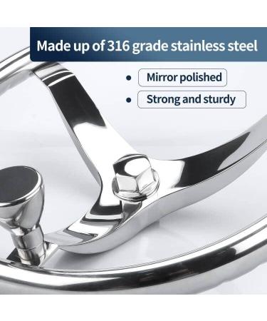 316 Stainless Steel 5/8-18 Steering Wheel Center Nut for SeaStar and Verado Helms - Boat Yacht - Buy Online on GoSupps.com