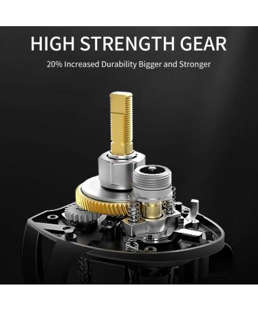 YKLP Fishing Baitcasting Reel 18+1BB 12+1 Stainless Steel Ball Bearings Saltwater Freshwater Baitcaster - Right-Handed 7.1:1 Gear Ratio - Buy Online on GoSupps.com