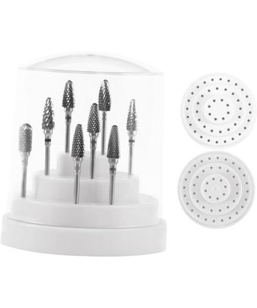 POPETPOP 2 Pcs 48 Nail Bit Holder Nails Drill Bits Nail Display Stand Nail Drill Bits Stand Nail Drill Bits Holder Nail Grinding Head Nail Drill Bit Container Organizer White Multicolor Size 1x2pcs Whitex2pcs - Buy Online on GoSupps.com