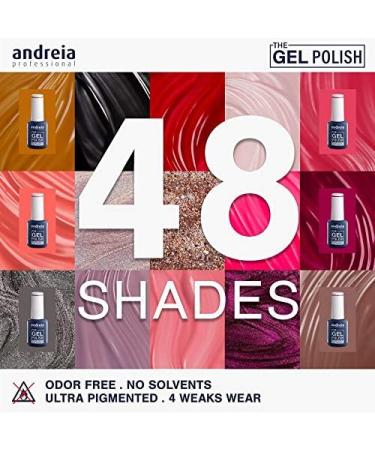 Andreia Professional - The Gel Polish - Solvent and Odor Free Gel - Colour G42 Black 10.5 ml - Buy Online on GoSupps.com