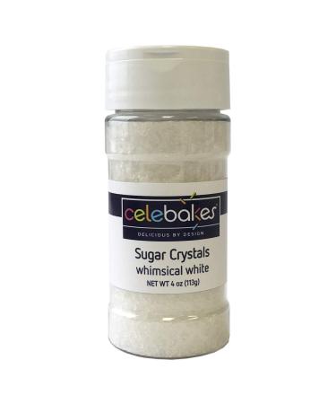 Celebakes By CK Products Whimsical White Crystal Sugar ,4oz