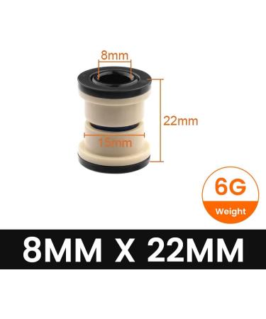 YEENOR DU Bicycle Shock Absorber Bushing Protective Sleeve M8*22/24/50mm - Rear Shock Bushing for Fox, RockShox, Marzocchi, DVO, DNM - Soft Tail Frame Compatibility - Buy Online on GoSupps.com