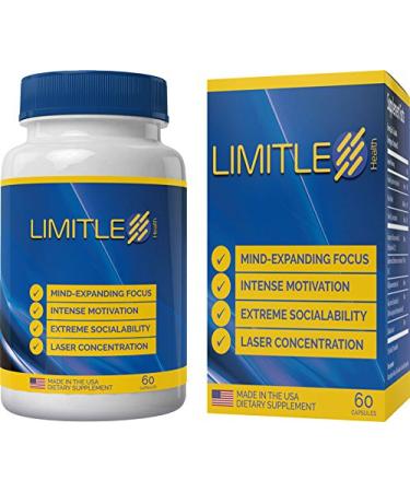 Limitless Health - Brain Function - AS Heard ON The Radio | 1 Bottle Results in 27 Minutes | 8 Ingredients | Improve Reaction Speed |