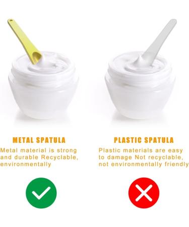 9 Pcs Mini Metal Makeup Spatula Set for Beauty Skincare - Facial Cream Mixing Spatulas in Gold, Silver, Rose Gold - Buy Online on GoSupps.com