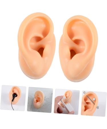 Human Ear Model Earrings Display Set - 4pcs Pierced Ear Piercing Jewelry Simulator for Studs - Assorted Colors - 5.66x4.88x5cm - Buy Online on GoSupps.com