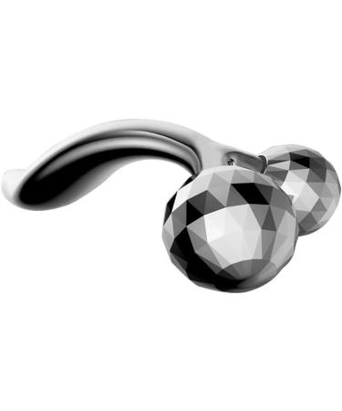 3D Y-Shape Face Body Roller Massager for Firming Beauty - Silver - Buy Online on GoSupps.com