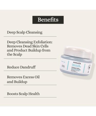 Charcoal Hair Scalp Exfoliating Mask - Deep Cleanse & Remove Dead Skin Cells | 8.45 fl oz | Shop Internationally - Buy Online on GoSupps.com