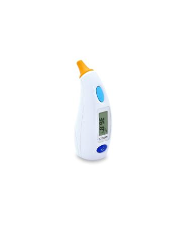CTD504 Digital Ear Thermometer by Citizen Healthcare Systems - Easy Use Antibacterial Thermometer with Long Battery Life for Adults & Children