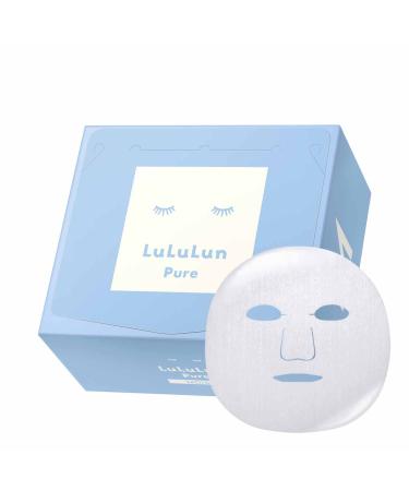 LULULUN 32pc Face Sheet Mask Pack Set Daily Skincare for Extra Hydrating & Moisturizing Facial Sheet Masks - PURE BLUE (Normal & Dry Skin Type) Pure Blue 32pc (2022)
