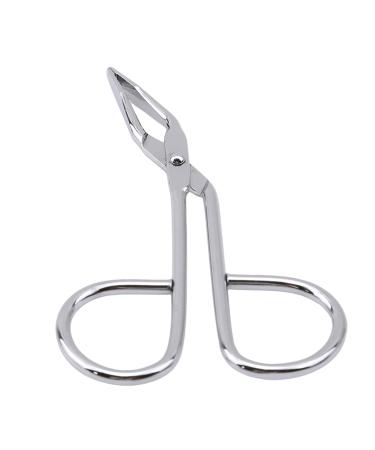 LZIYAN Stainless Steel Eyebrow Scissors Tweezers Elbow Pliers Clip Scissors Flat Tip Tweezers Hair Plucker