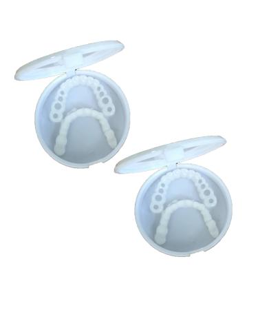 Mxrfactory teeth prosthesis pebble gel snap on smile toothed prosthesis top below temporary cosmetic tooth set up braces cover bleaching repairs removable men 2 pairs