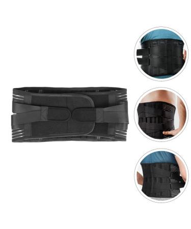 Healeved Fitness Waist Belt - Lumbar Brace for Lower Back Pain Relief & Support | XL Men's Gym Back Support with Steel Plate - Buy Online on GoSupps.com