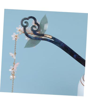 minkissy Tassel Hairpin Flower Hair Chopsticks Hair Toppers for Women Decorative Hairpin Chinese Hair Accessories for Girls Hair Stick for Hair The Flowers Bride Metal Hair Piece - Buy Online on GoSupps.com