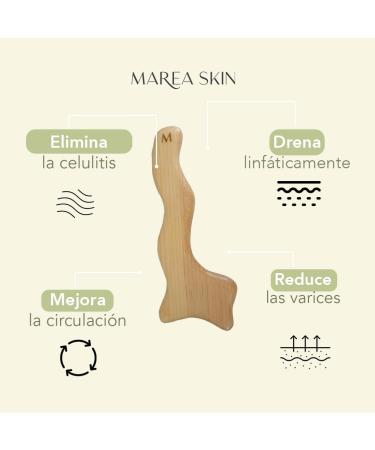 Lymphatic Drainage Paddle & Massager | One-Handed Body Sculpting Tool | Anti-Cellulite | Club Marea - Worldwide Shipping - Buy Online on GoSupps.com