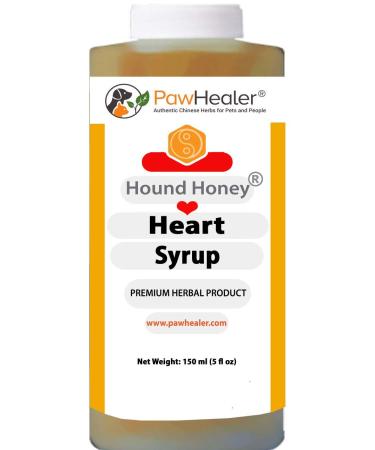 PawHealer Hound Honey: Heart Syrup - Herbal Remedy for Dog Cough - 150 ML - Inhibitor - Gagging and Wheezing Due to Heart
