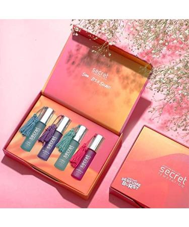 thakor craft Luxury Roller Ball Perfume | Sanya Malhotra Approved Perfume Roll On for Women Pack of 4 (10ml each) | 100% Concentrated Perfume Oil - Buy Online on GoSupps.com