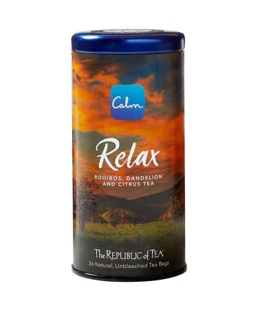 The Republic of Tea - Calm Relax, Caffeine Free, 36 Tea Bags - Buy Online on GoSupps.com