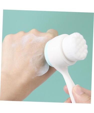 HAPINARY 1pc Face Brush Face Soap Brush Silicone Brush Facial Brush Handhled Face Skincare Removal Brush Hand Held Face Makeup Remover Brush Deep Cleaning Fiber White Beauty Tools - Buy Online on GoSupps.com