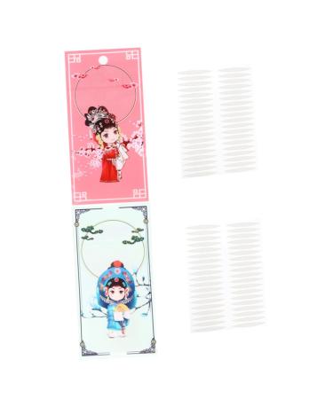 Angoily 2 Sets Lifting Belt Eye Lift Strip Hooded Eyes Invisible Double Eyelid Stickers Chinese Style Glue
