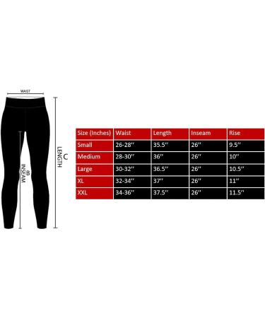 Therma Pro Women's Fleece Lined Winter Leggings - Small Black | High Waist Thermal Ultra Soft Pants - Buy Online on GoSupps.com