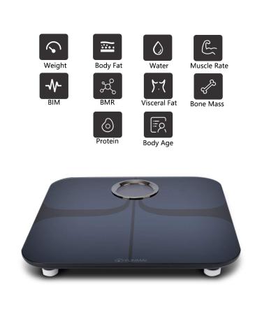 YUNMAI Smart Scale Body Fat Analyzer with Large Display - Free APP Included - Buy Online on GoSupps.com