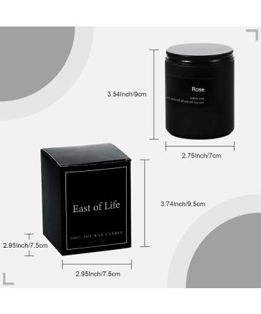 Scented Aromatherapy Candles for Home - 7 oz Black Jar | Perfect Gifts for Women on Valentine's Day Birthdays & Mother's Day (Lavender - Buy Online on GoSupps.com