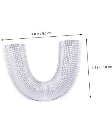 Doitool 12 Pcs Kids Tooth Heads for u-Head Toothbrush - White Silicone, Soft Shaped for Infants and Children - Compatible with Automatic Food Dispenser - Buy Online on GoSupps.com