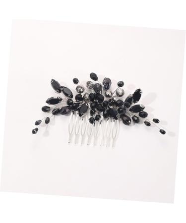 DOITOOL Rhinestone Flower Headpiece Decorative Hair Comb Bridal Hairpiece Wedding Bridal Hair Comb French Hair Side Combs Christmas Hair Comb The Flowers Miss Accessories Crystal - Buy Online on GoSupps.com