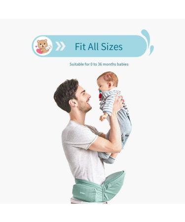 Perfectii Ergonomic Hipseat Baby Carrier | Adjustable Toddler Hip Seat & Infant Waist Stool - Buy Online on GoSupps.com