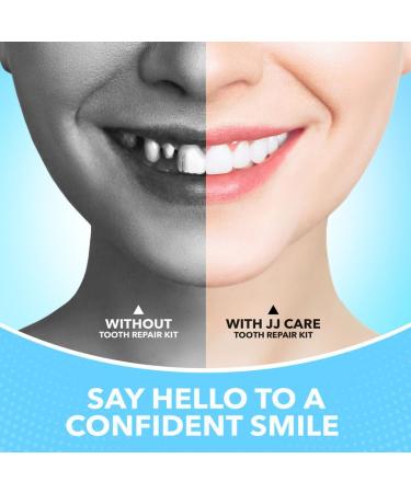 JJ CARE Tooth Repair Kit | Dental Care for Broken & Chipped Teeth | Temporary Tooth Filling Solutions for Missing Teeth Crowns & Bridges - International Shipping Available - Buy Online on GoSupps.com