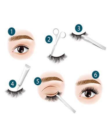 3 Pairs 25mm 3D Natural Handmade False Eyelashes - Fluffy Dramatic & Soft Reusable (#23) - Buy Online on GoSupps.com