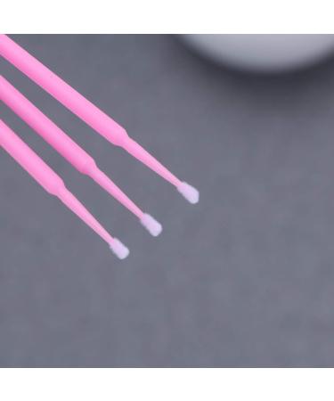 Healifty 100pcs Make up for Face Makeup Micro Brush Micro Applicator Brush Eyelash Brush Mascara Pink - Buy Online on GoSupps.com