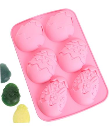 Zerodeko Muffin Mold Kids Silicone Chocolate Mold Egg Candy Mold Silicone Baking Mold Muffin Pan Mold Cookie Molds Ice Cube Mold Silicone Molds Baking Tool Eggs Plaster Doll Pink - Buy Online on GoSupps.com