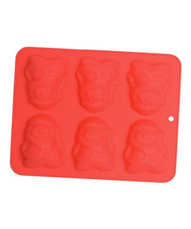 PRETYZOOM Christmas Decor Christmas Baking Molds Silicone Molds Dessert Mini Muffin DIY Silicone Mold Baking Utensils Fudge