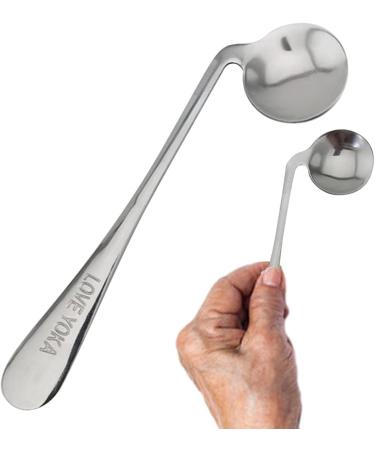Elderly Elbow Spoon - Angled Eating Fork Curved Spoon Utensil for -Feeding Angled Spoon Utensil for Elder Feed Nursing Comfortable and Safe for Disabled Adults and Elderly Fanelod Left Hand - Spoon - Buy Online on GoSupps.com