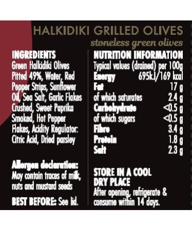 Epicure Grilled Stoneless Halkidiki Olives 290 g (Pack of 1) - Buy Online on GoSupps.com