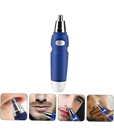 Minkissy Nose Hair Trimmer - Unisex Nose Hair Cutter Tool for Easy Hair Removal | Vibrissa Remover | Compact & Stylish Blue Design (13x2cm - Buy Online on GoSupps.com