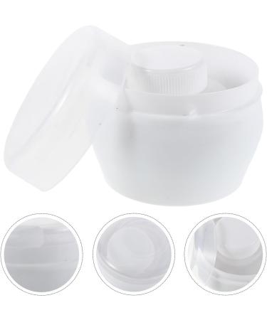 Lot de 2 Bo tes de Rangement Blanches avec Houppettes pour Poudre Corporelle B b Contenant de Voyage Compact et Portable R cipient Poudre Doux et Ergonomique Soins - Buy Online on GoSupps.com