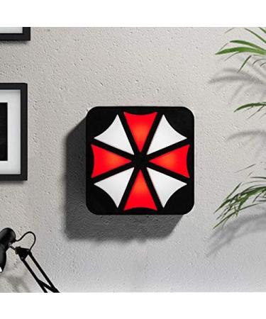 Numskull Resident Evil Umbrella Corp 3D Lamp Wall Light - Official Capcom Merchandise for Gaming Ambiance in Bedroom, Study, or Office - Buy Online on GoSupps.com
