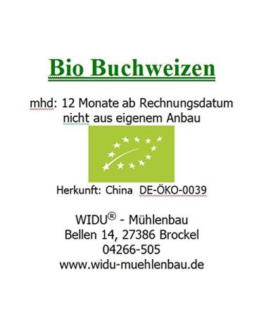 WIDU Organic Buckwheat for Baking - 12.5 KG Grain Bag | Premium Quality Gluten-Free Flour Alternative - Buy Online on GoSupps.com