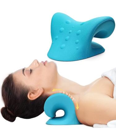 Wohnson EU. Neck Stretcher Neck Cloud Pain Relief -Cervical Traction Device Posture Corrector Neck Hump Pillow Corrector Traction for Spine and Neck Pain Alignment