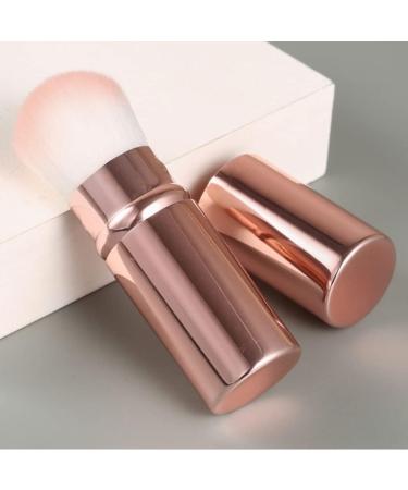 Retractable Makeup Brush Portable Face Blush Powder Brush Makeup Tool for Travel Portable Powder Brush with Cover - Buy Online on GoSupps.com