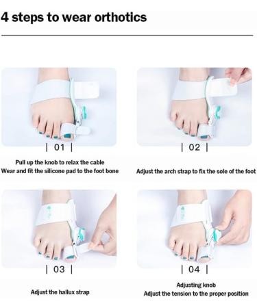 ZARADU Bunion Corrector - Free Angle Adjustment - Hallux Valgus Correction - Buy Online on GoSupps.com
